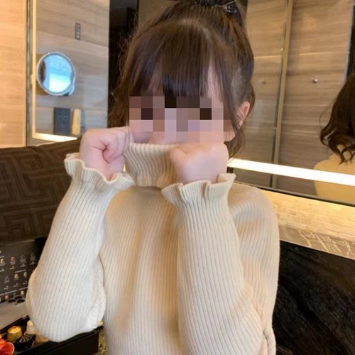 Детский флисовый демисезонный бархатный цветной приятный телу свитер, высокий воротник, в западном стиле