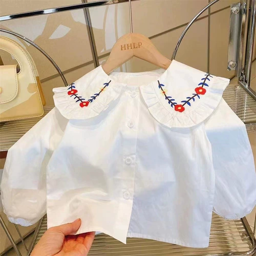 Джинсовый комбинезон, детская осенняя рубашка для девочек, весенний осенний комплект, популярно в интернете