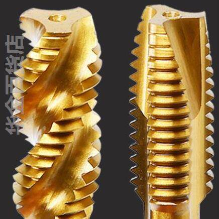 Drilling m6 titanium-plated screw tapping machine with screw attack metal silver m35m7m20 drill screw containing cobalt screw attack increase m1