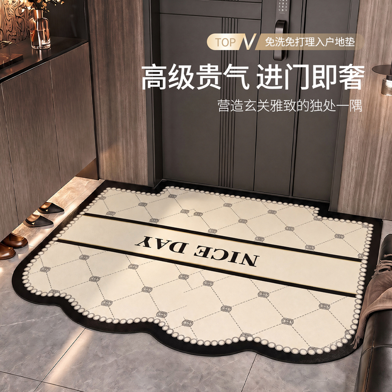 2026 New Model Entrance Door Mat with a High-End Feel, Non-Slip, Dirt-Resistant, Wipeable, and Washable Carpet for Home Use