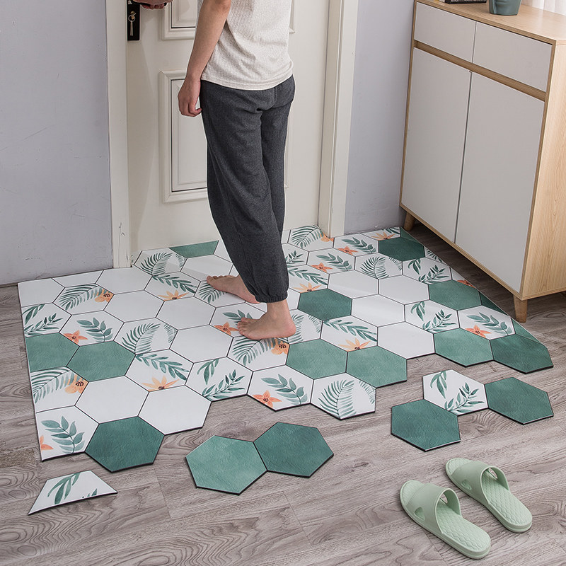 Leather mat in doormat housekitchen mattress anti-slip to scrub PVC indoor carpet in door