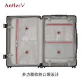 antler/安特丽 Металлический универсальный прочный чемодан, алюминиево-магниевый сплав, 20 дюймов