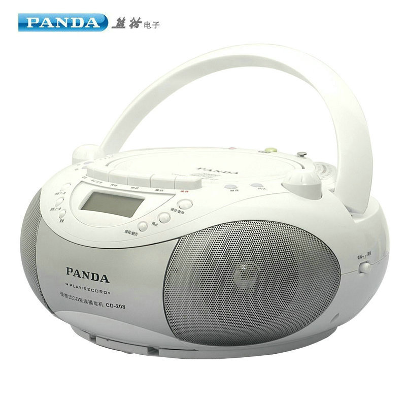 Panda Cd-208 Cd Player, Repeater, Tape Recorder, USB Flash Drive, Cd Player, Mp3 Player, English Prenatal Education Machine