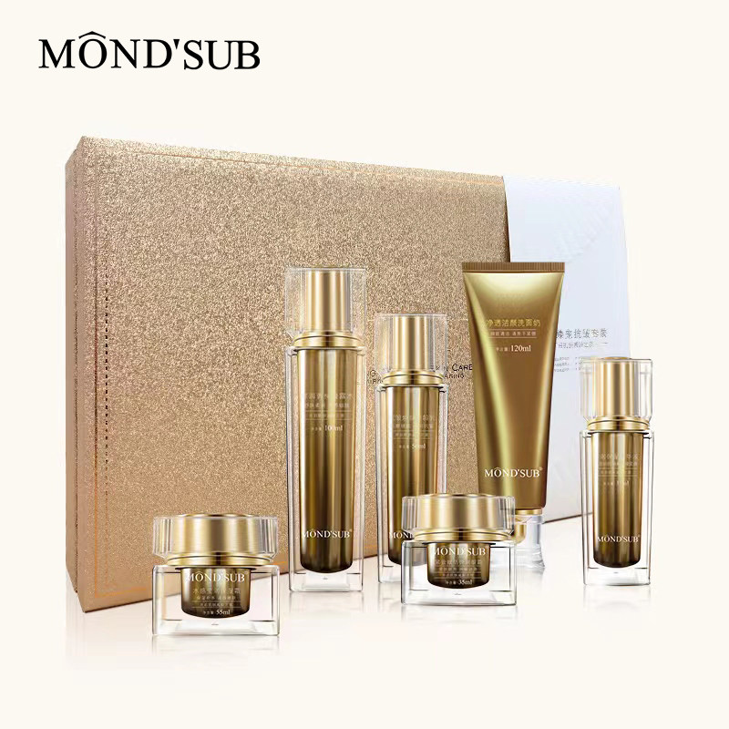 MONDSUB Mondisab White Lotion Moisturizing Water Set Cream Toner Cosmetic Six-piece Set Female