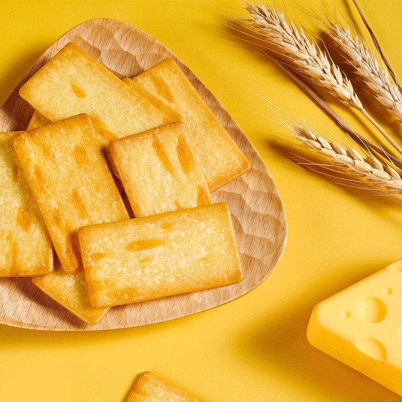 Yuyan Cheese Cricky Nine Vegetables Guangdong Salt Premium Creaky Biscuit Nostalgia Dormitory Snacks Independent Bag