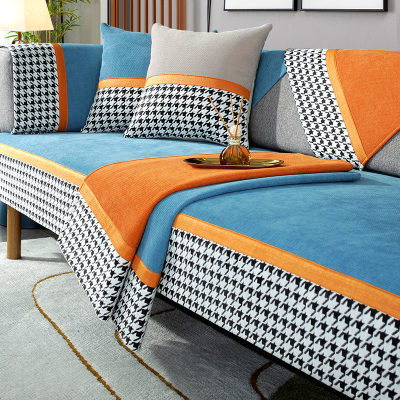 Sofa cushion Four seasons universal light lavish with wind non-slip seat cushion sofa cover full bag universal back cushion cover cloth towels