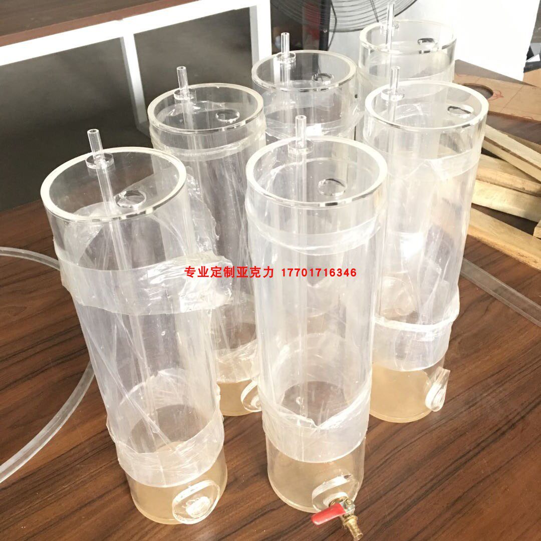 Transparent plexiglass Martens bottle constant pressure washing bottle acrylic Martens bottle diameter 100mm200mm300mm