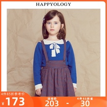 Happyology British Girl Skirt Cotton Childrens sundress College style half skirt Spring and autumn little girl