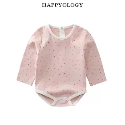 Happyology British baby star print baby jumpsuit British cotton clothes baby clothes cute