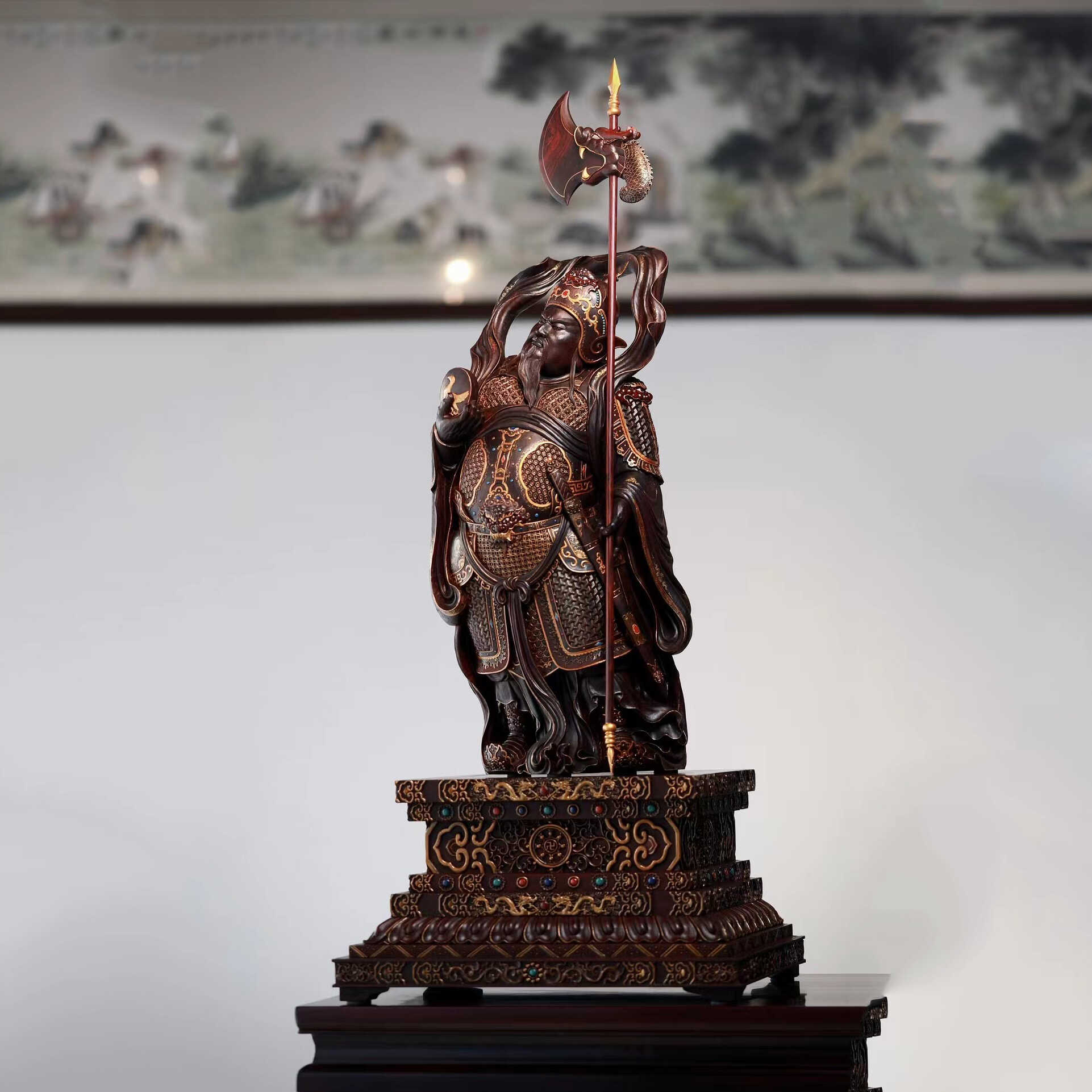 1712M40037】中国古工芸 清 古美術 小葉紫檀 香炉 中国古玩