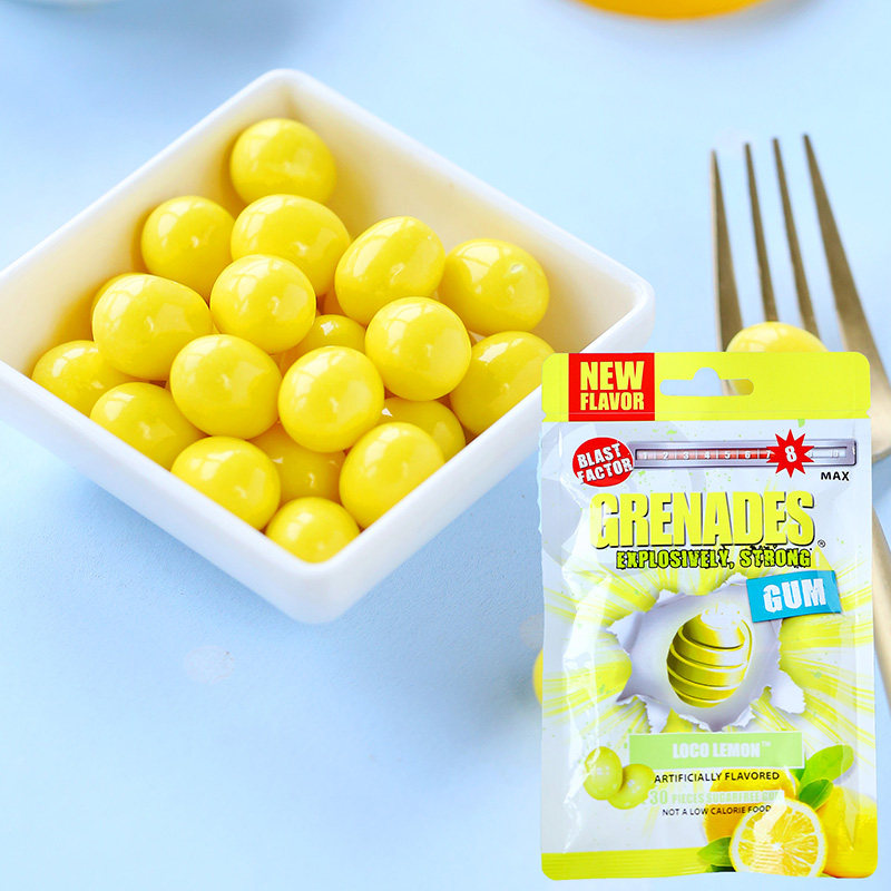 Grenades Song Thunder Net Red Octaves of Ice Lemon Taste exploding with a taste of water and fruity to cool 60g mint