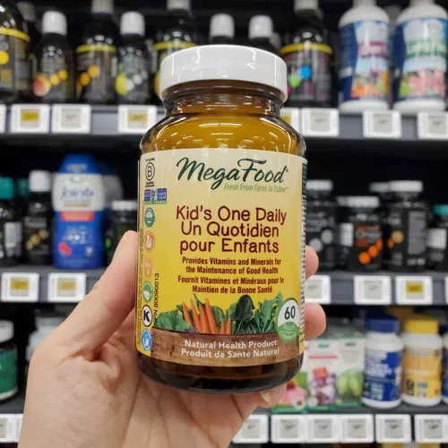 Прямая почта Канада Мегафуд Детский композитный витаминный питательные вещества Натуральные растения извлечены 60 капсул