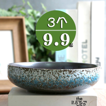 Multi-meat flower pot large caliber special price clearance special large size minimalist home hand painted flower pot ceramic large number parquet