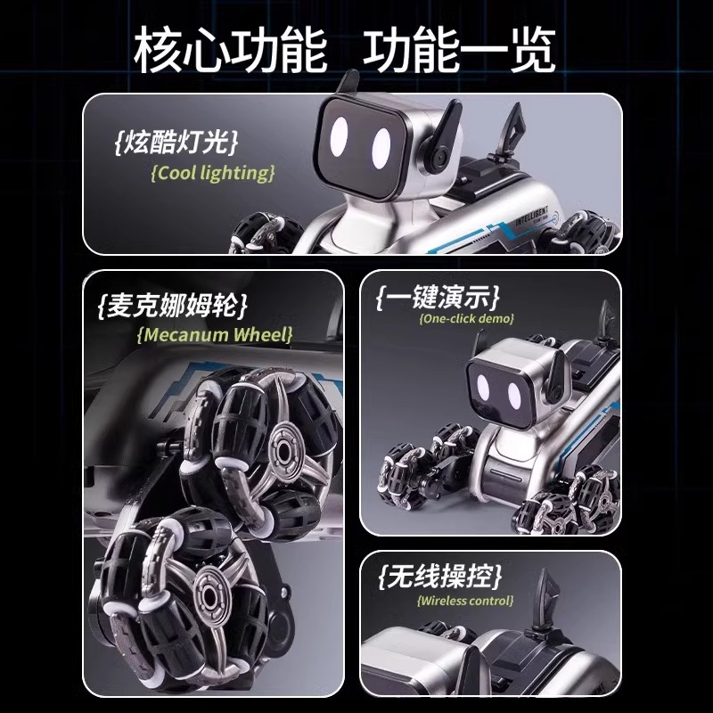 2025新款AI智能机器狗：给男孩的终极编程电子宠物，引领未来科技潮流！