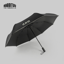 rabbituu sun protection (420 reflective) Umbrella Mens sun umbrella Automatic large sun umbrella upf50 Black glue
