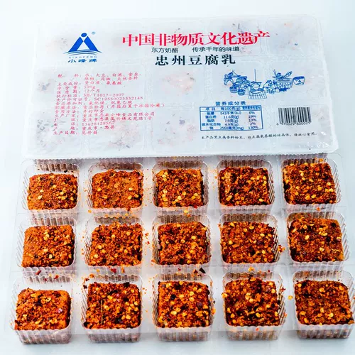 Чунцинг специальные продукты Zhongzhou Tofu Merims Sichuan Farm Farm Made Liting плесень Тофу Чжунфенг округа Сяофенг бренд красный тоф 500G