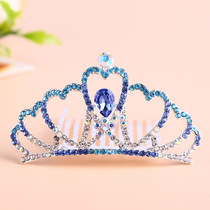 Children Crown Princess Head Accessories Wedding Banquet Bride Hair Accessories Stage Performance Children Ornament Supply Customizable