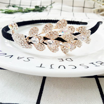 New Children Crown Hair Stirrup Diamond Peacock Decoration Hair Hoop Bridal Accessories Water Drill Head Accessories Supply