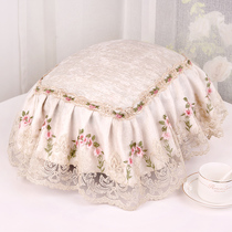 European-style fabric rice cooker cover Pressure cooker dust cover Lace round rice cooker cover European-style fabric multi-purpose cover towel