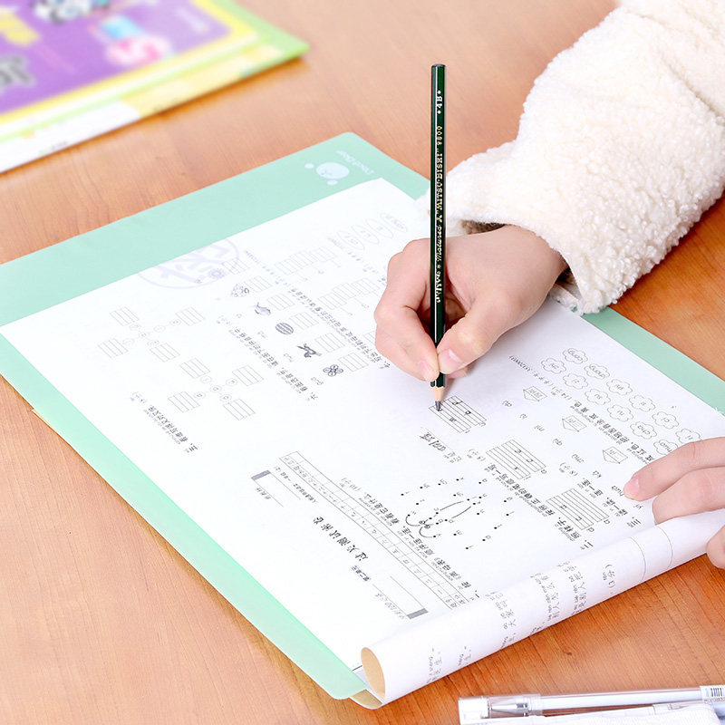 Writing pad Soft A4 Desktop liner sheet Silicone Thickened Exam plate writing pad soft transparent large number A3 exam paper cushion with scale cute South Korea Xiaoqing New upholstered board student use