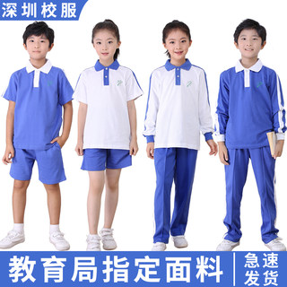 Shenzhen school uniform primary school students sun protection clothing summer quick-drying suit t-shirt short-sleeved shorts school uniform pants summer dress
