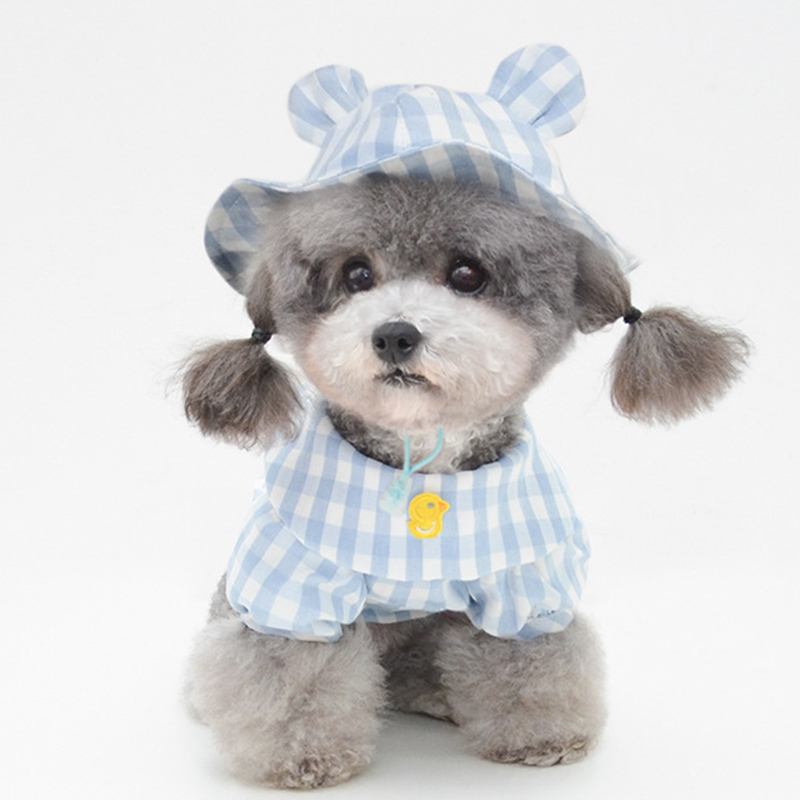 Pet hat dog sun hat dog headdress cat headgear cat headgear cat headdress cute small dog Koji fart fight birthday