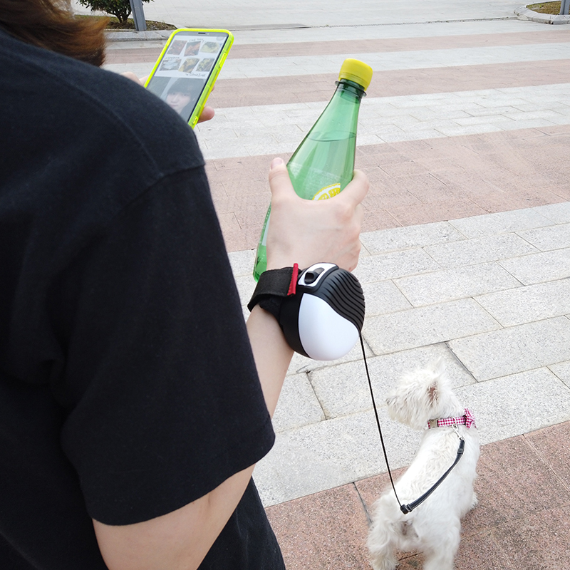 Dog traction rope automatic retractable dog rope walking dog artifact small dog Bichon Teddy dog ​​walking dog rope cat