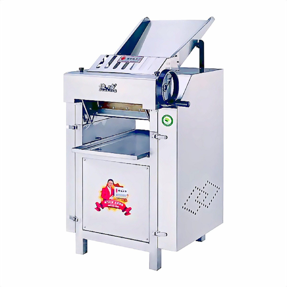 Yue Fei Yong Strong Frequency Conversion Ultra Silent Noodle Making Machine Commercial Stainless Steel High Speed Water Dumplings Leather Steamed Bread Buns Leather Full Copper