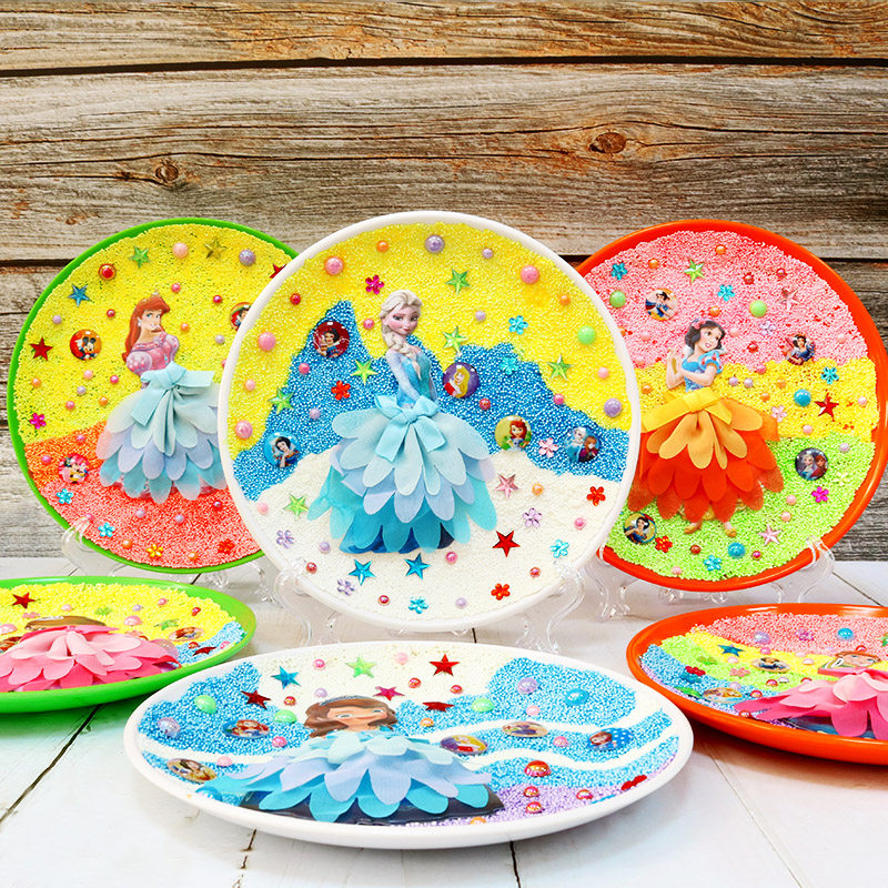 Children Handmade Diy Making Material Bag Color Clay Clay Snowflake Clay Painting Nursery Girl Creative Puzzle Toys