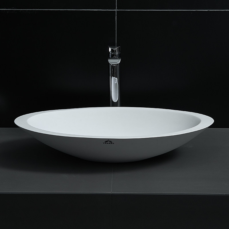 Yanasuo Nordic artificial stone washbasin table basin Household simple washbasin Art washbasin Light luxury washbasin