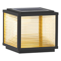 Column lamp solar outdoor waterproof electrified wall lamp villa gate modern high-end new garden lamp