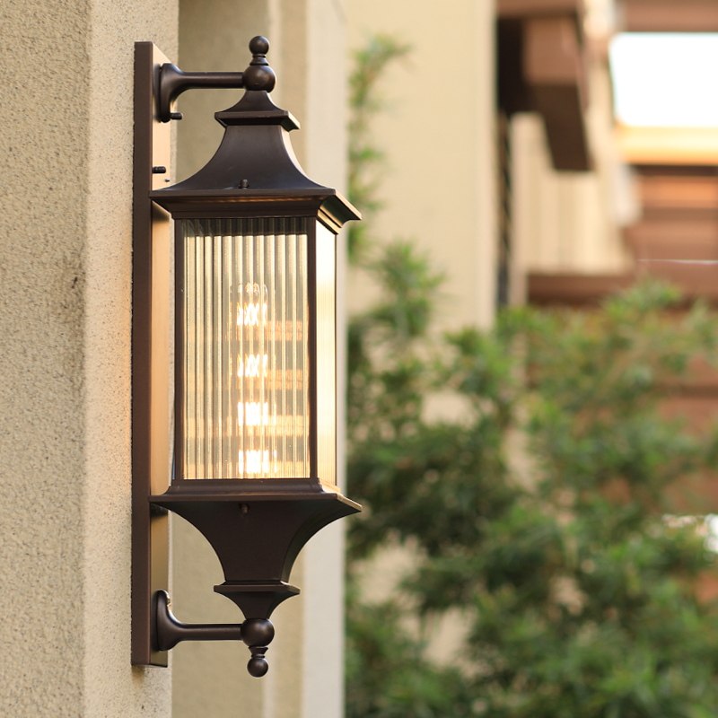 Outdoor Wall Lamp Solar Courtyard Lamp Waterproof Induction Outdoor Garden Villa Gate Lamp Engineering Hotel External Wall Lamp