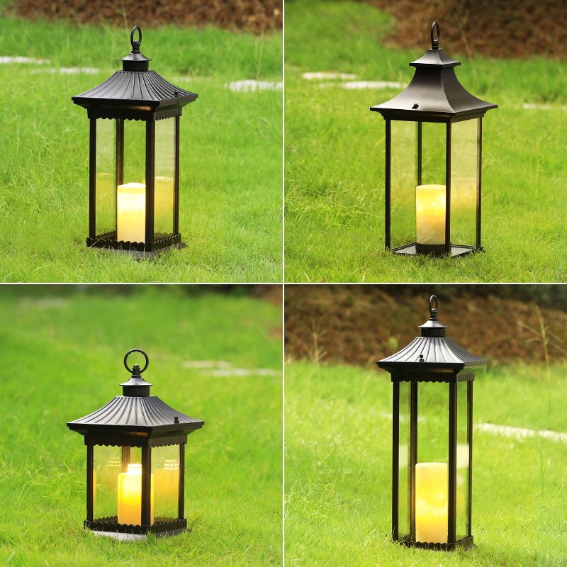 Outdoor Grass Terrace Light Aisle Candle Light Outdoor Waterproofing Courtyard Light Garden Grass Garden Windproof Light Floor Lamp Coal Oil Lamp