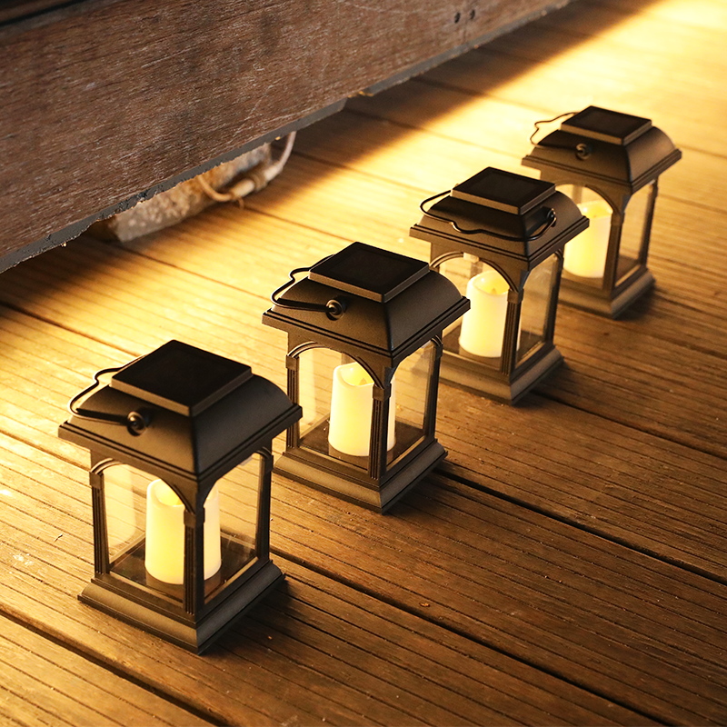 Solar Garden Light Outdoor Waterproof Home Night Light Garden Decoration Outdoor Hanging Light Balcony Arrangement Candle Light