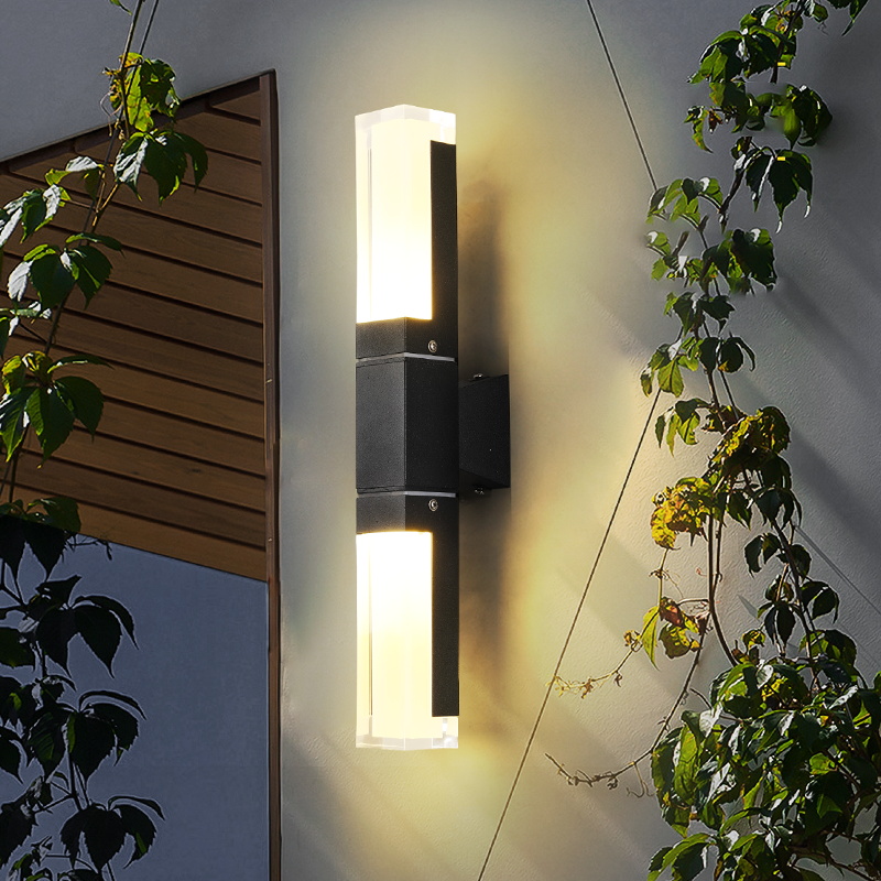 Outdoor wall light modern minimalist waterproof corridor aisle garden light outdoor balcony villa courtyard gate exterior wall light