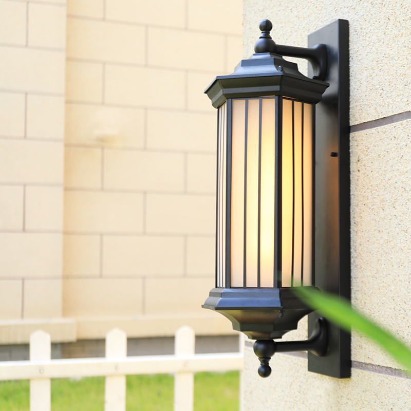 Outdoor Waterproof Wall Lamp Retro Simple Corridors Walkway Light Outdoor Creativity Villa Courtyard Garden Gate External Wall Lamp