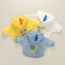  Korean fashion childrens summer sunscreen clothes 2021 new air-conditioned shirt coat baby casual thin breathable jacket