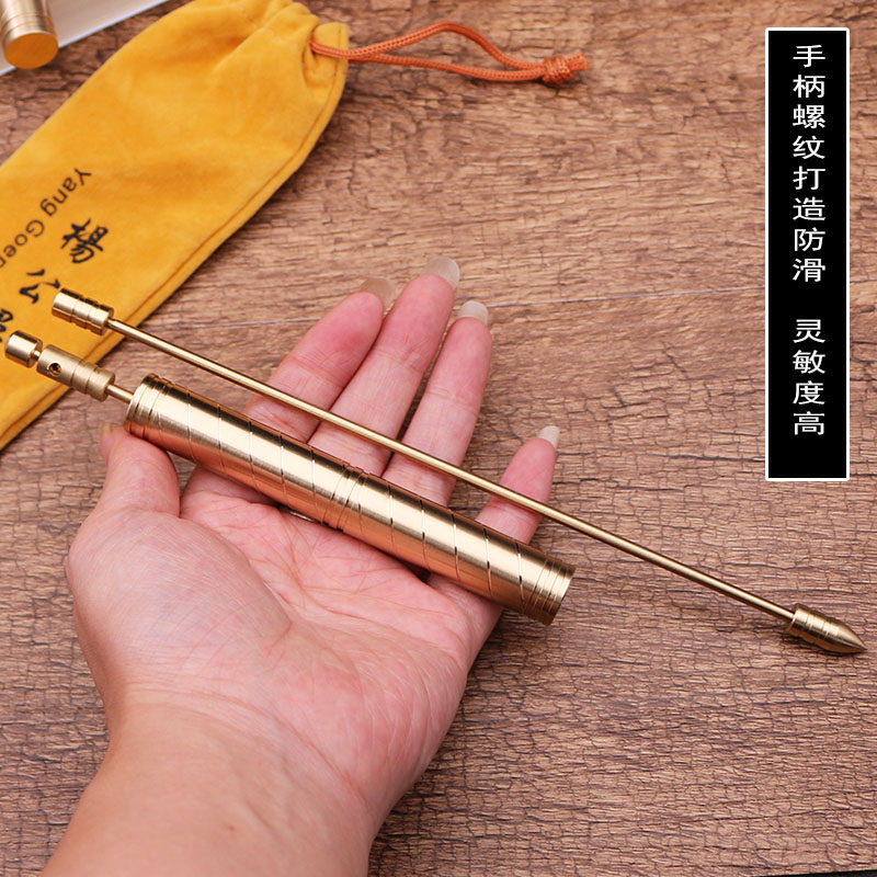 2021年新款黃銅尋龍尺高精度折疊探測棒