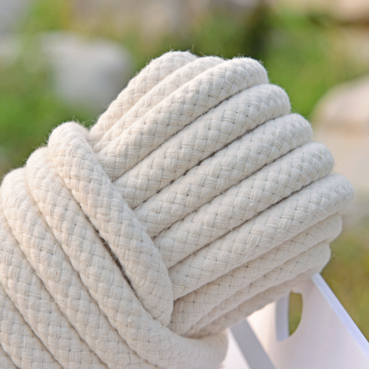 High value core cotton rope cotton rope clothesline drying rope quilt curtain rope rope rope binding rope thick flagpole fine weave