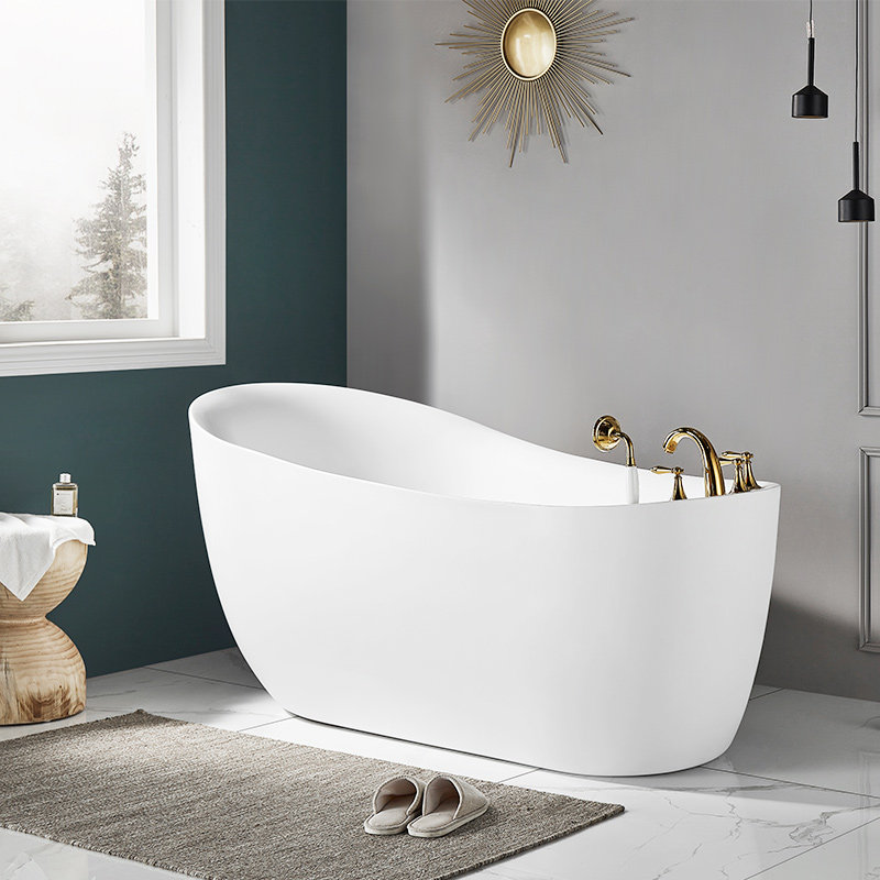 Home Bath Independent Adult Mobile Acrylic Bath Small Household Type Red Color Air Bath