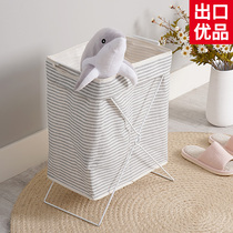 SHESHOME fabric dirty clothes basket Dirty clothes toys Household foldable sundries storage basket large bathroom storage