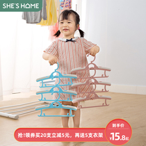 Baby clothes rack Childrens baby telescopic clothes rack Newborn small clothes stand Household folding hanging baby clothes stand