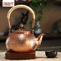 Copper Teapot Handmade copper Teapot Thickened tea ceremony Teapot Casual Tea set Teapot Handmade Teapot