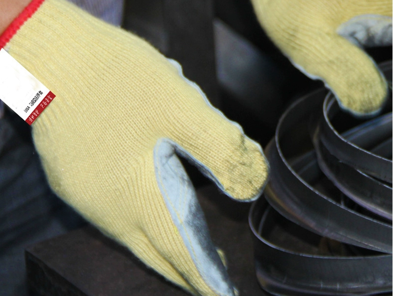 Găng tay da bò dây thép DuPont Kevlar chống trượt chống cắt chống đâm chống buộc dây chống mài mòn chống cắt bảo vệ 5 cấp độ găng tay len giá rẻ găng tay phủ bàn pu