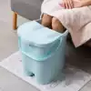 Foot soak artifact Lazy household foot soak bucket Foot soak bucket over the calf save water over the knee Foam insulation plastic basin roller