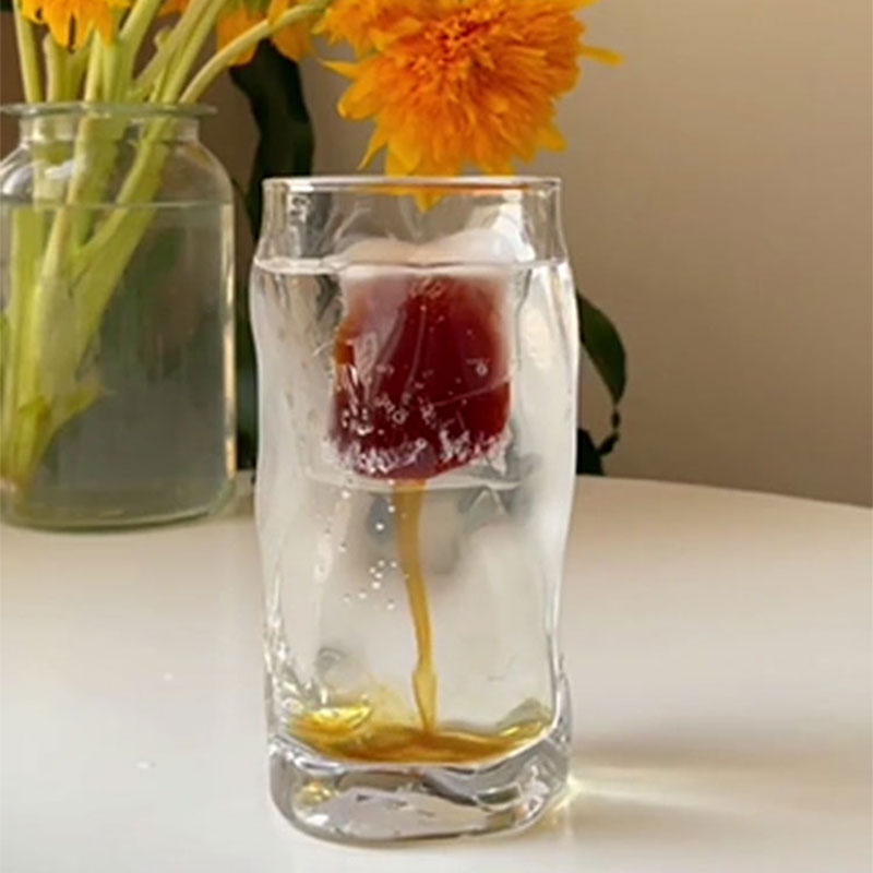 Waterfall Ice American Ice Cup Molds Freeze Ice Cubes Cups Make Food Grade Soft Silicone Gel Mesh Red Little Bear Ice-making God