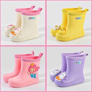 Rain boots for children and babies can be used for removable cotton covers for all seasons