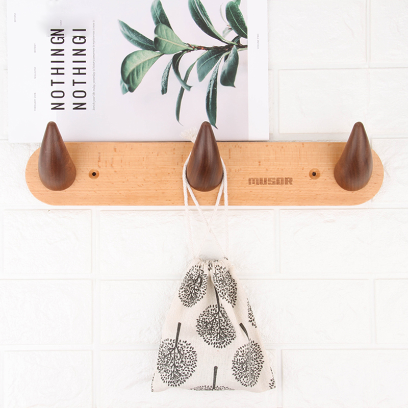 Hupeach Wood Solid Wood Horn Hook Rope Hook Translational Rotation Learning Blow Flute