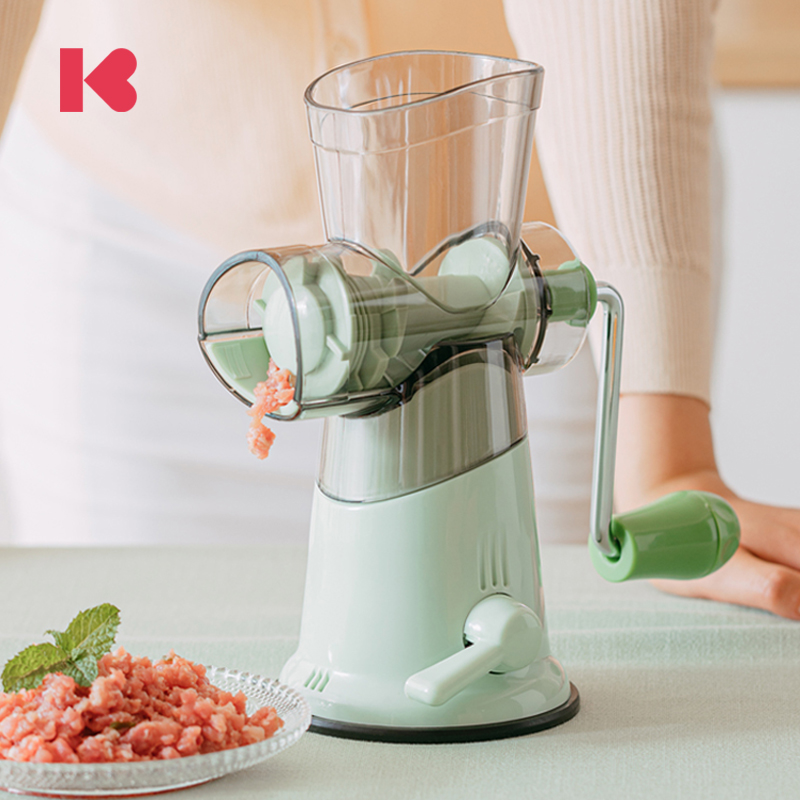 Home Manual Wringing Machine Hand Rocking Crushing Machine Wringing Filling Machine Mixer Cutting Machine Multifunction Chopped Chili Deity