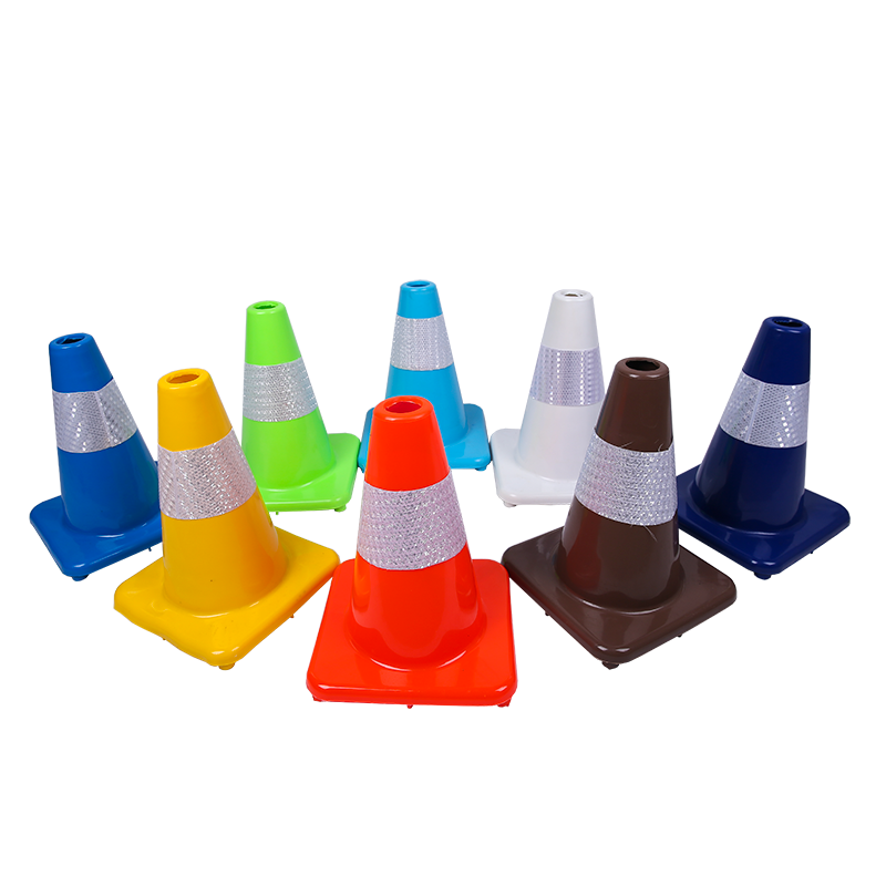 PVC road cone 70cm exit engineering class track test drive 30cm traffic reflective cone pile bucket barricade cone ice cream bucket